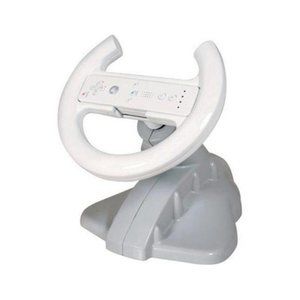 dreamGEAR - Nintendo Wii Racing Wheel (white) with Suction Mounts For Stability